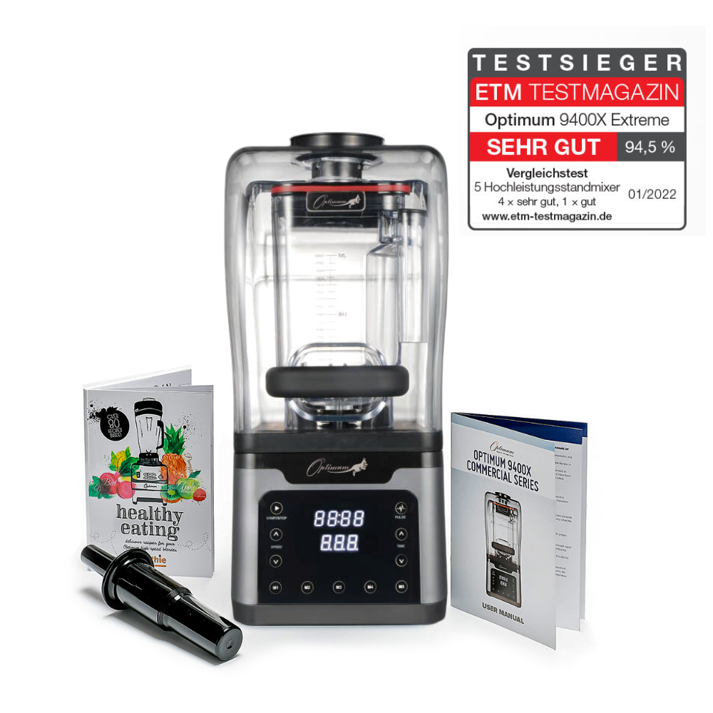 optimum 9400x gewerbemixer bester standmixer eis mixer hochleistungsmixer testsieger schallschutz